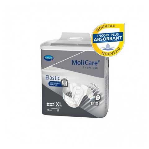 Couches adulte - Hartmann MoliCare Elastic XL - 10 Gouttes Hartmann Molicare Premium Elastic - 1
