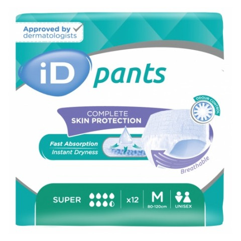Slip Absorbant / Pants - ID Pants M Super (nouveau) Ontex ID Pants - 1
