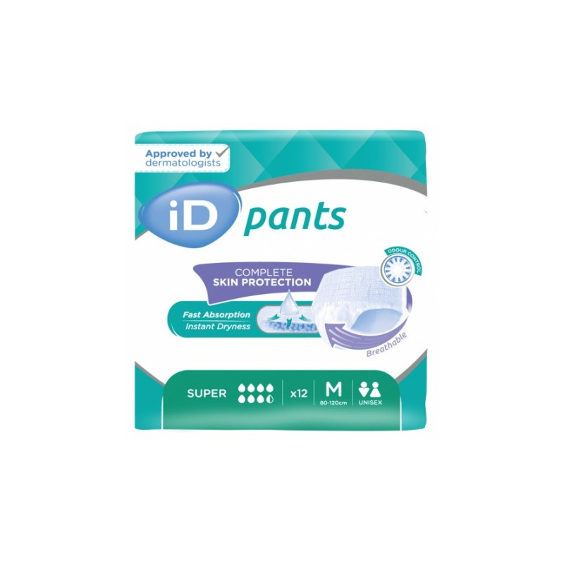 Slip Absorbant / Pants - ID Pants M Super (nouveau) Ontex ID Pants - 1