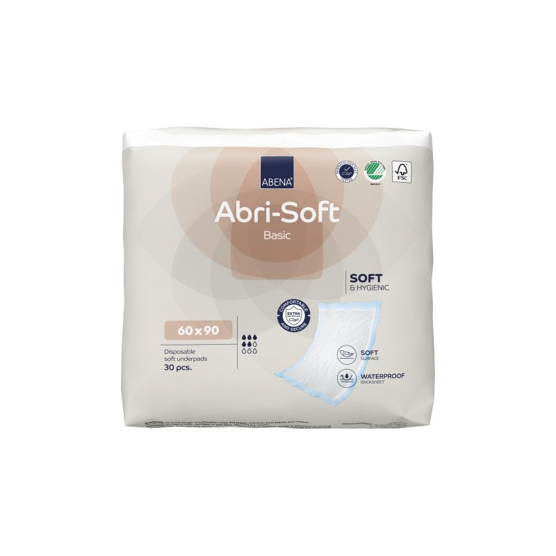Abri-Soft basic - Alèse jetable 60x90 Abena Abri Soft - 1