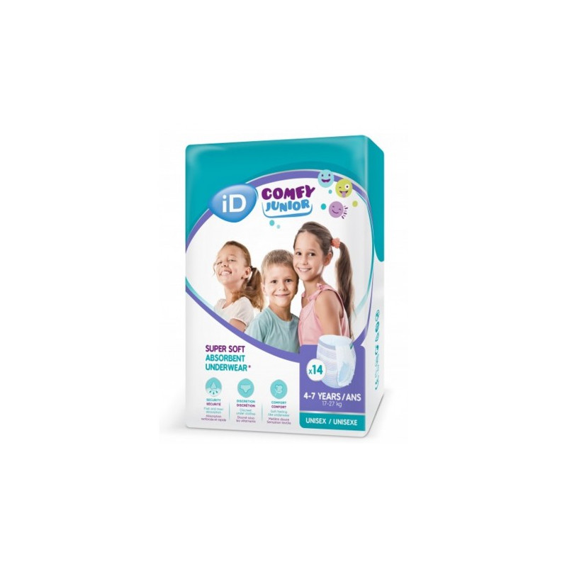 Slips absorbants / Pants enfants - Ontex ID Comfy Junior 4 - 7 ans Ontex ID Comfy Junior - 1