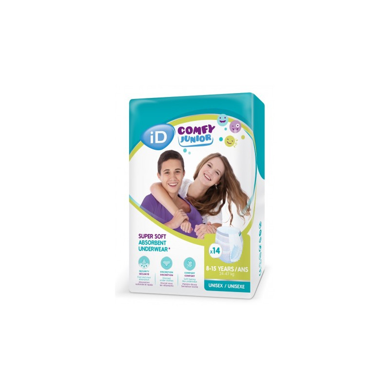 Slip absorbant / Pants enfant - Ontex ID Comfy Junior 8 - 15 ans Ontex ID Comfy Junior - 1