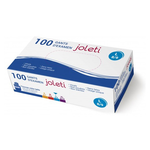 Gants Vinyle non poudrés Joleti JOLETI - 1