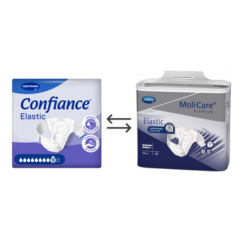 Confiance Elastic 9 gouttes XL - Couches adulte Hartmann Confiance - 2