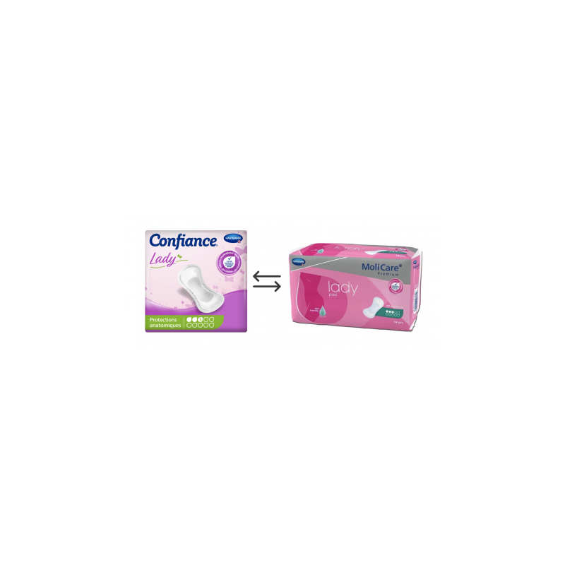 Confiance Lady Pads 3 gouttes - Protection urinaire femme Hartmann Confiance - 1