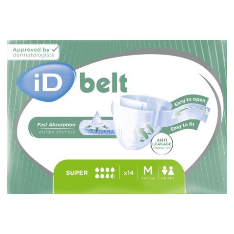 Ontex iD Expert Belt M Super - Couches adultes à ceinture iD Expert Belt - 1