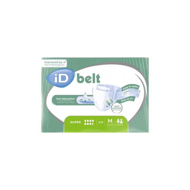 Ontex iD Expert Belt M Super - Couches adultes à ceinture iD Expert Belt - 1