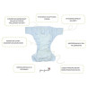 Couche lavable adulte Dragons - Pupus Pupus - 5
