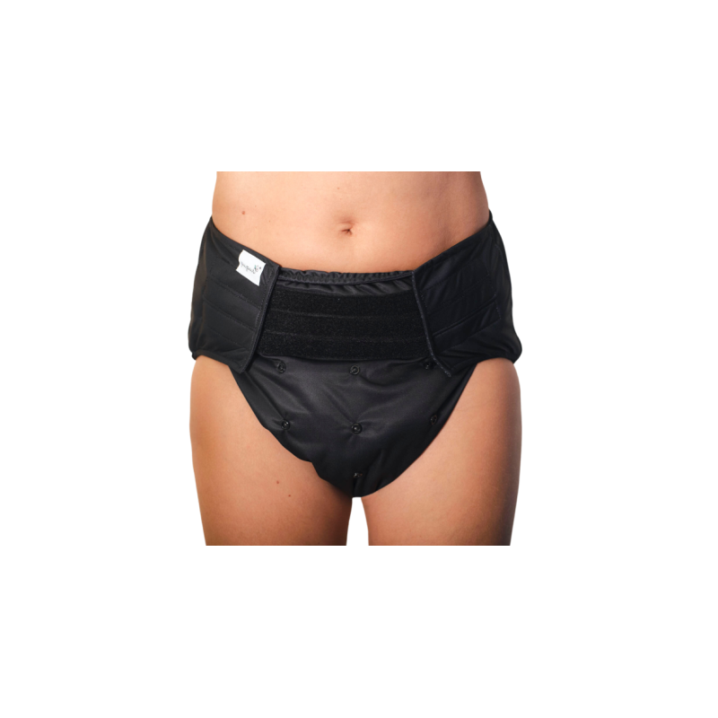Couche lavable adulte Noir - Pupus Pupus - 1