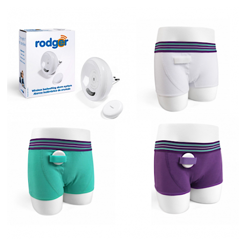 Rodger - Lot de 3 boxers filles + alarme stop pipi sans fil  - 5