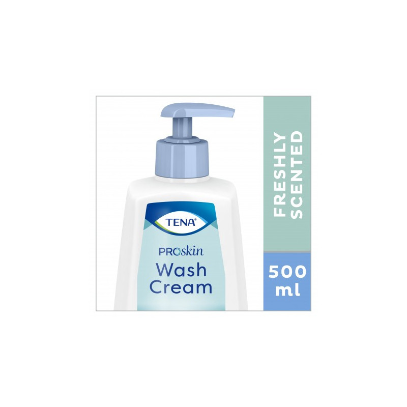 Crème lavante - TENA Wash Cream ProSkin - 500 ml (flacon ) Tena Wash - 1