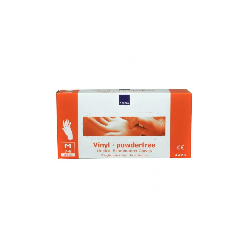 Gants Vinyle non poudré transparent - Taille 7/8