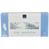 Gants Vinyle non poudrés transparent Abena