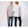 Benefactor - tee-shirt manches longues - ouverture arrière avec boutons-pression