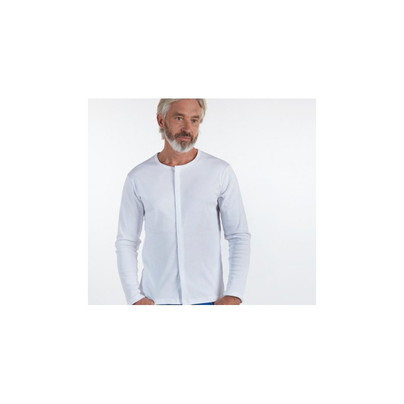 Tee-Shirt Mixte - manches longues ouverture devant aimants - Benefactor Benefactor - 1