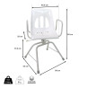 Chaise de douche pivotante Identités - 2