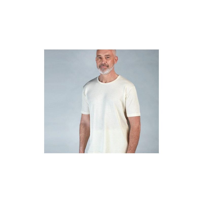 Tee-shirt manches courtes mixte en laine Mérinos - Benefactor Benefactor - 1