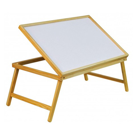 Plateau de lit en bois pliable et inclinable  - 1
