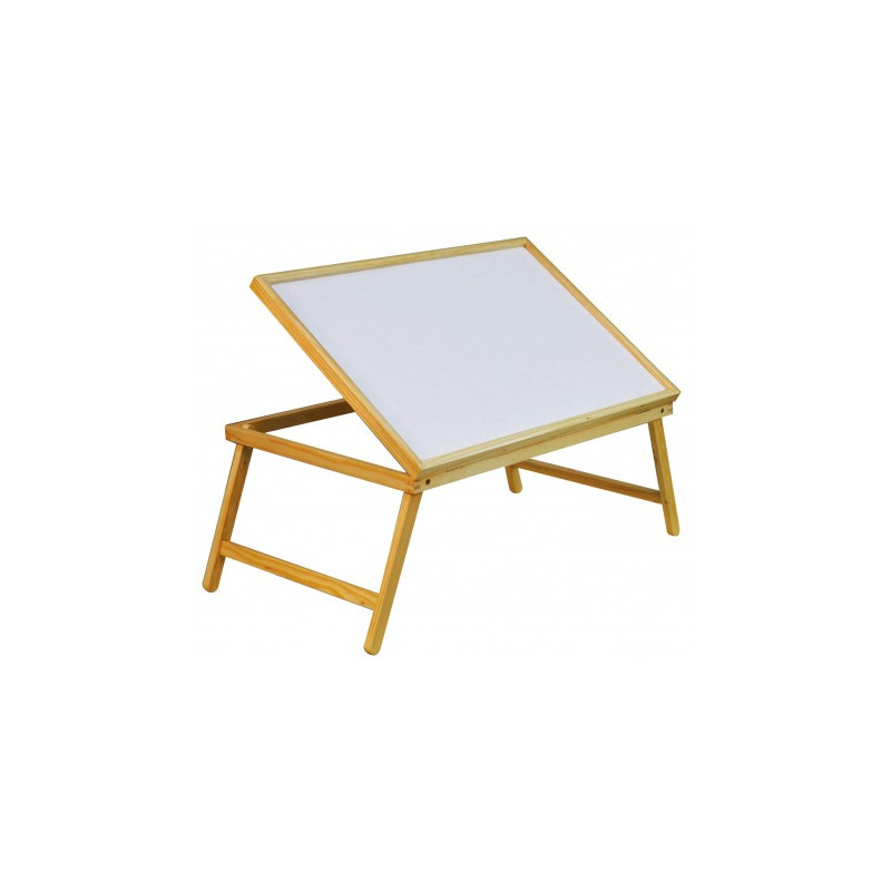 Plateau de lit en bois pliable et inclinable  - 1