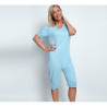 Pyjama grenouillère manches et jambes  courtes jersey uni - Benefactor Benefactor - 2