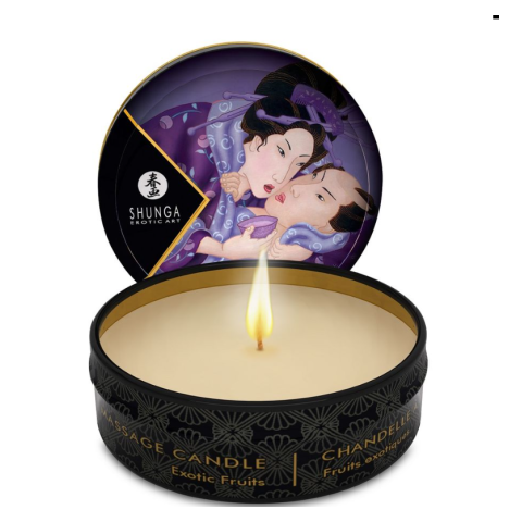 SHUNGA - Bougie de massage aux fruits exotiques SHUNGA CANDLES  - 1