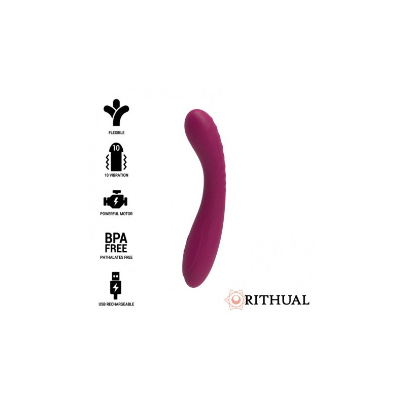 RITHUAL- STIMULATEUR  KRIYA RECHARGEABLE ORCHIDÉE G-POINT RITHUAL - 1