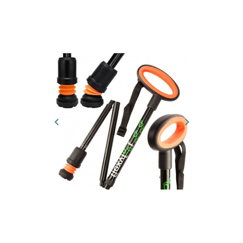 Canne Ergonomique Flexyfoot poignée ovale Mobio - 1