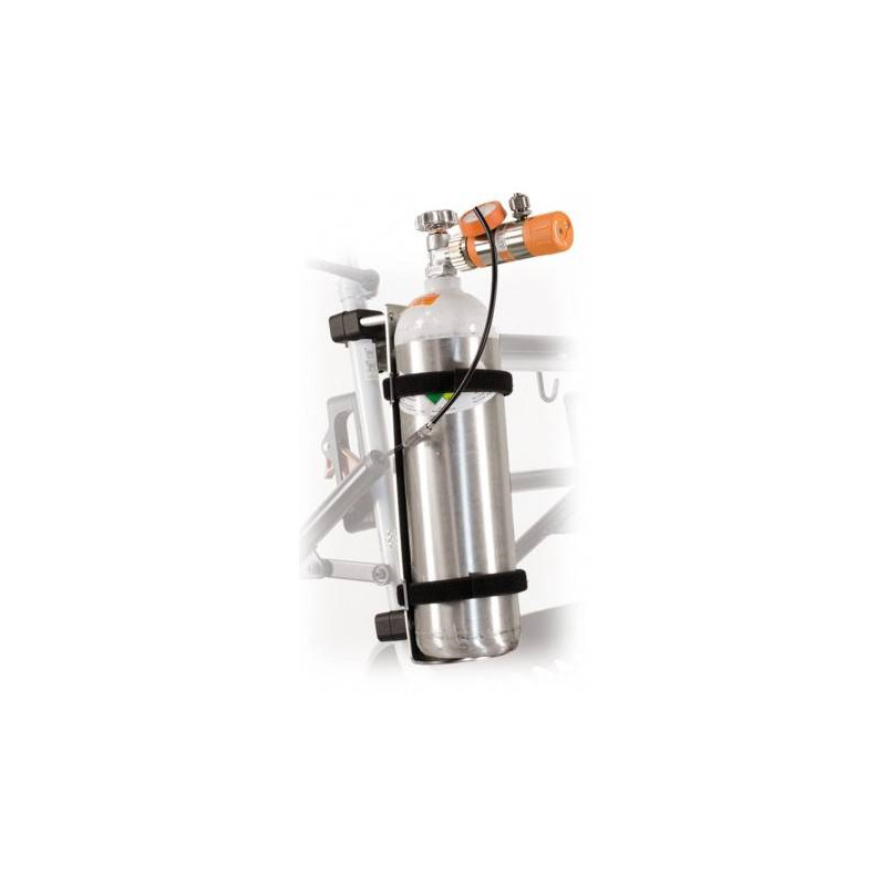 Porte bouteille d'oxygène pour rollator