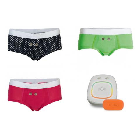 Pack de 3 boxers femmes Uriflex + alarme stop pipi Liberty URIFLEX - 1