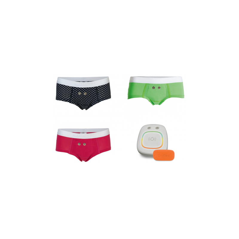 Pack de 3 boxers filles Uriflex + alarme stop pipi Liberty URIFLEX - 1