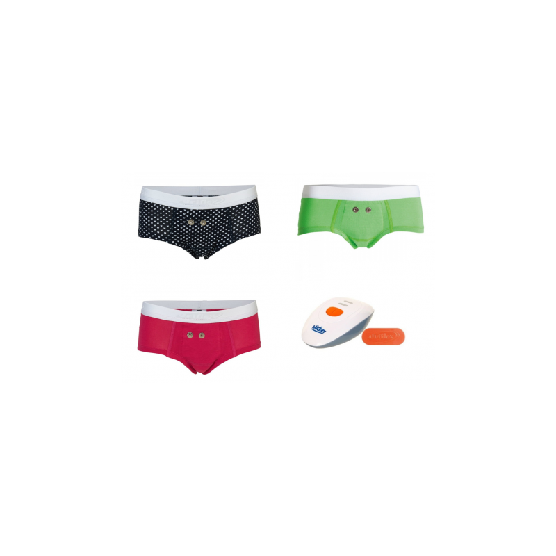 Pack de 3 boxers filles Uriflex + alarme stop pipi Mickey URIFLEX - 3