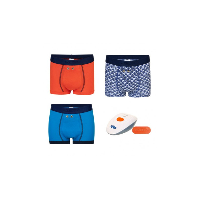 Pack de 3 boxers garçon Uriflex + alarme stop pipi Mickey URIFLEX - 1