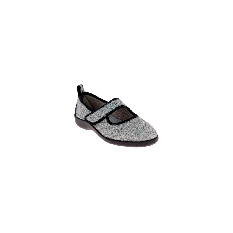 Chaussures avec velcro gris - Femme L'âge d'or - 1