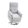 SENEA - Fauteuil releveur Augustin - 2 moteurs - Gris clair - pas cher