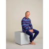 4Care Grenouillère Homme Longue À Motif Confortable
