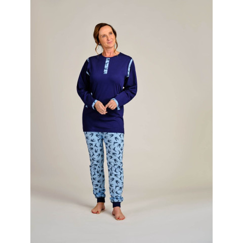 Grenouillère longue motif femme - 4Care Modèle 4Care900