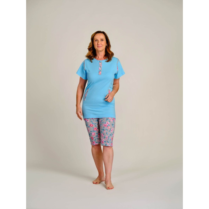 4Care Grenouillère Femme Courte à Motifs - Confort XS