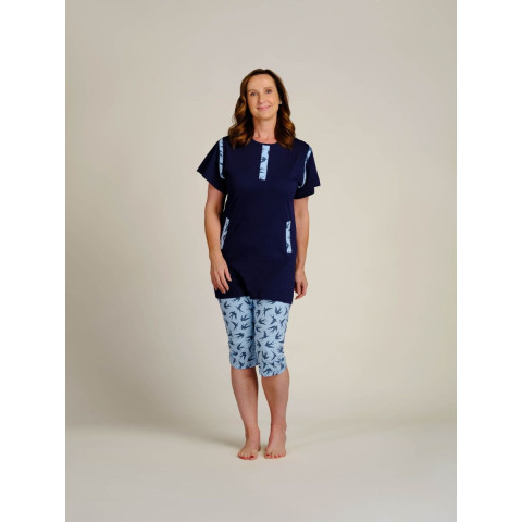 4Care Grenouillère Femme Courte à Motifs - Confort XS