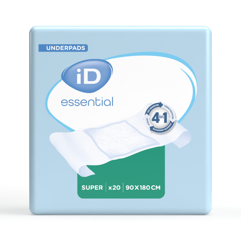 iD Essential Super Bordable - Alèse jetable 90x180 Ontex ID Expert Protect - 1