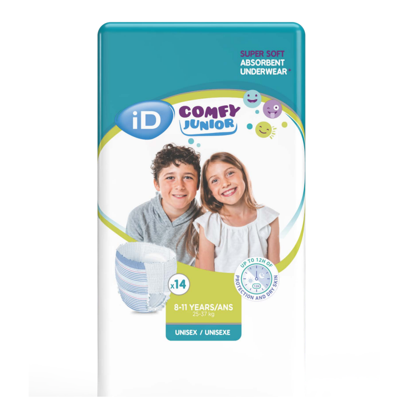 Ontex ID Comfy Junior 8-11 ans - Slip absorbant / Pants Ontex ID Comfy Junior - 1