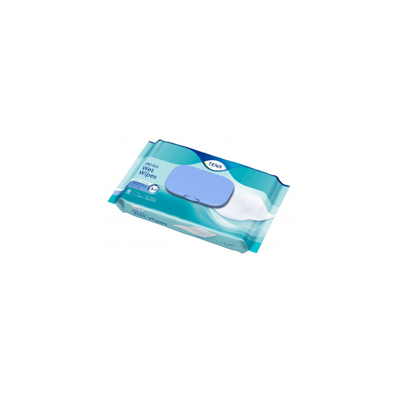 Tena Lingettes Humides 3-en-1 - Nettoyage, Hydratation, Soin